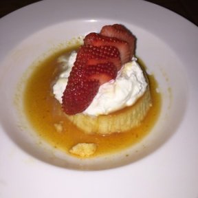 Gluten-free flan from La Pulperia